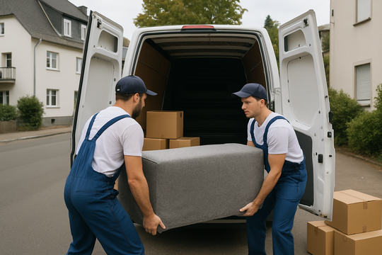 Beiladungsservice Koblenz – professionelles Team beim Möbeltransport